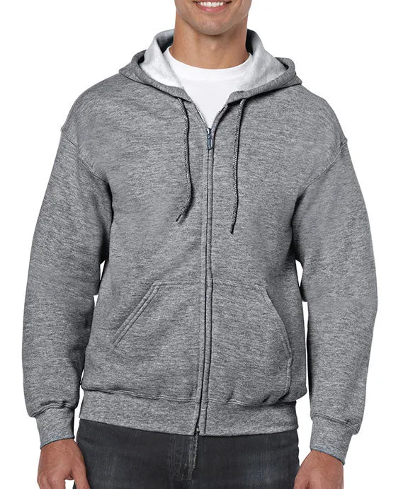 18600 - Gildan Heavy Blend™ Adult Full-Zip Hooded Sweatshirt