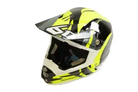 6D ATR-1 Flo Moto-X / Motocross Helmet - XL – Black / Neon Yellow