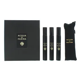 Acqua Di Parma 3 Piece Gift Set: Oud Eau de Parfum 7ml - Quercia Eau de Parfum 7ml -Sandalo Eau de Parfum 7ml