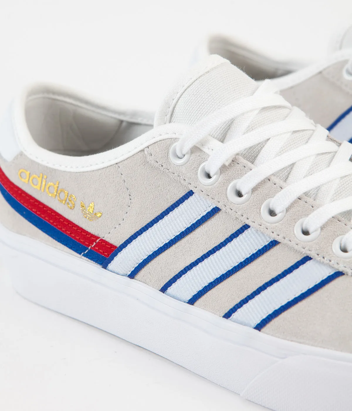 Adidas Delpala Shoes - Crystal White / White / Royal Blue