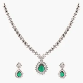 Aliona Nakshatra CZ Necklace Set