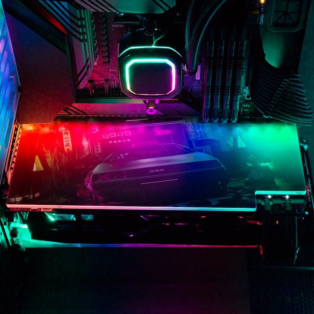 Alley Cyberpunk2 RGB GPU Backplate