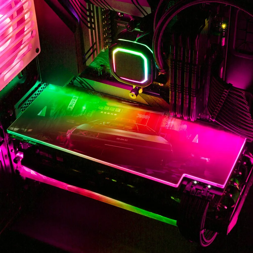 Alley Cyberpunk2 RGB GPU Backplate