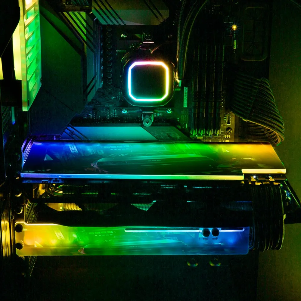 Alley Cyberpunk2 RGB GPU Backplate