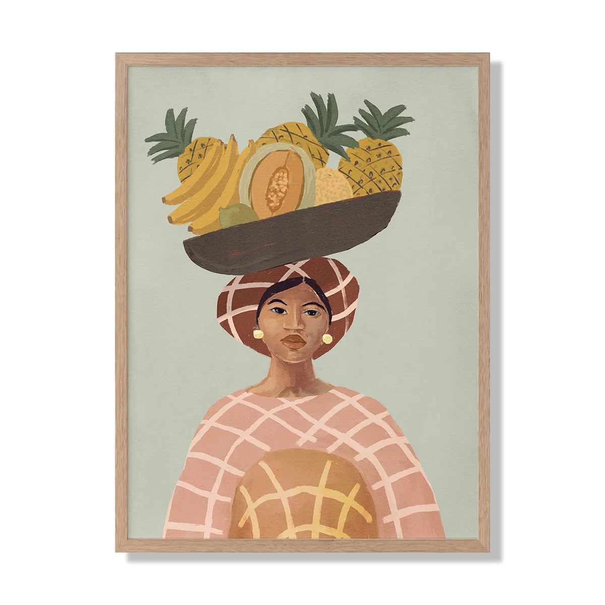 Alma De Verano Portrait Art Print