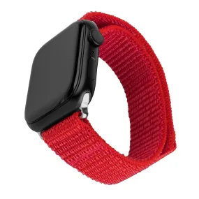 Apple Watch (42/44/SE/45) Fixed Nylon Rem - Rød