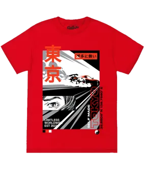 BIG SIZE ANIME RACING CAR TEE