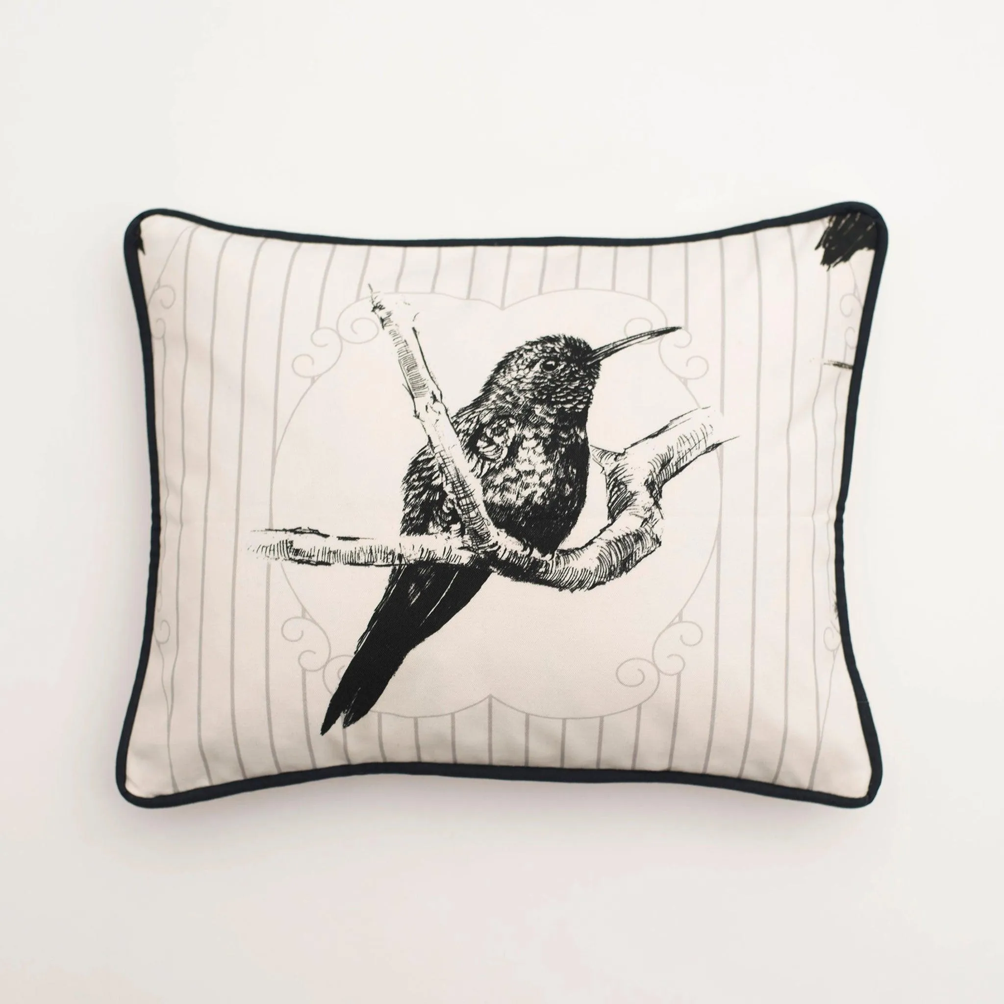 Bird Modern Coastal Pillow