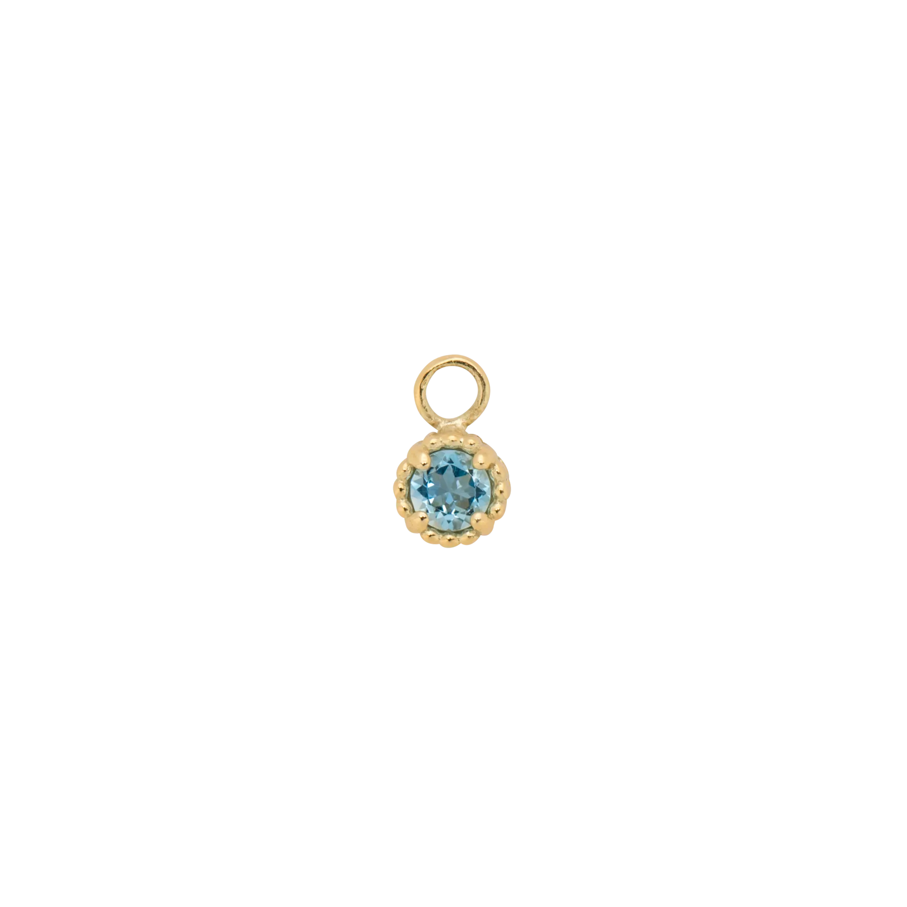 Birthstone Earring Charm 14K