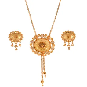 Blooming Lotus Tie Chain Set (24 Inch)