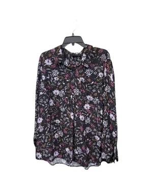 Blouse Long Sleeve By Lane Bryant In Multi-colored, Size: 1x