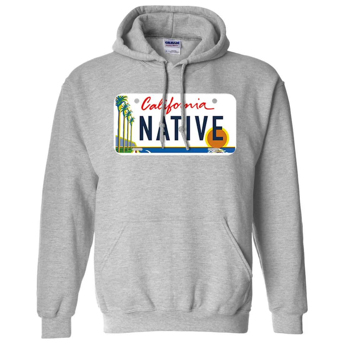 California Native License Plate Sweatshirt Hoodie