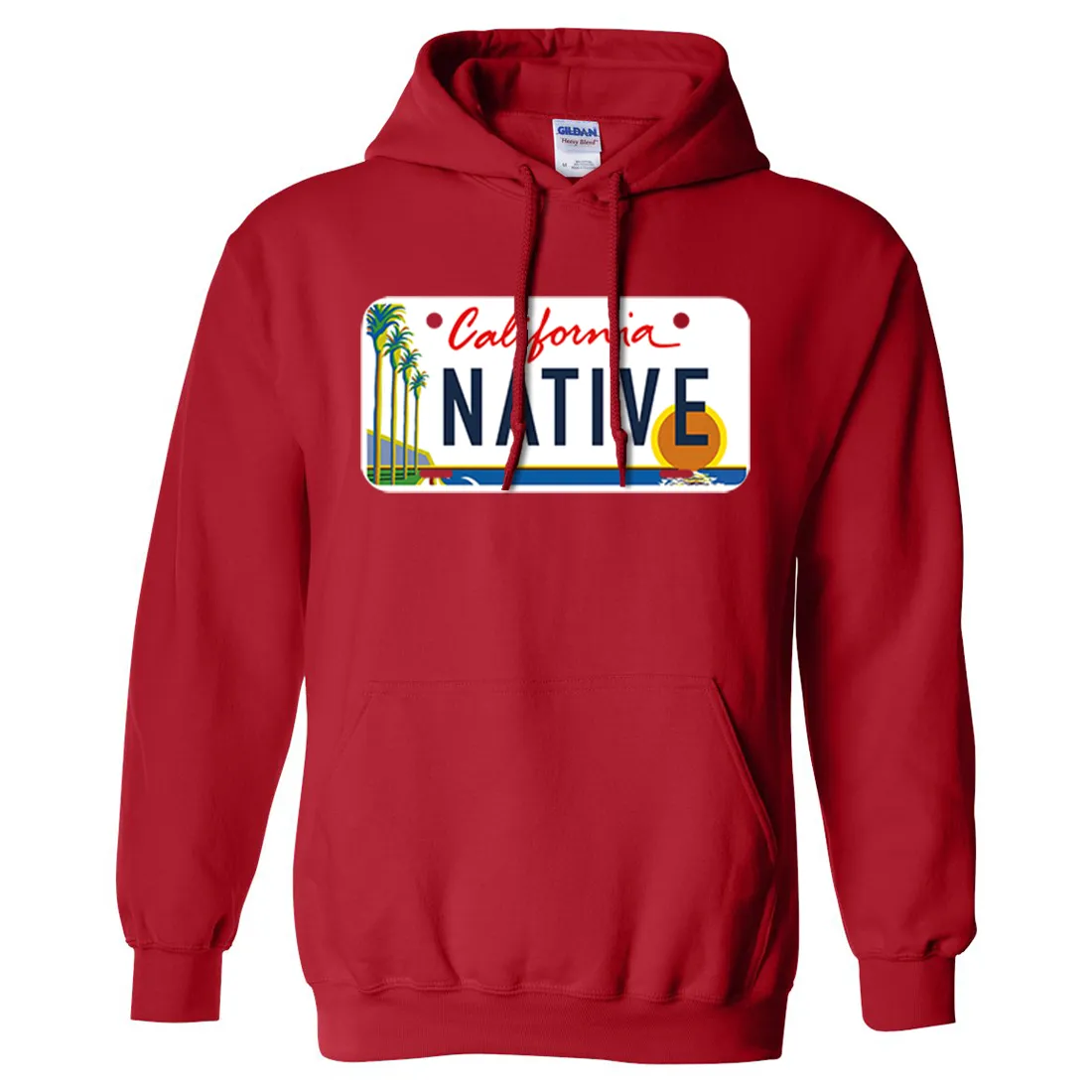 California Native License Plate Sweatshirt Hoodie