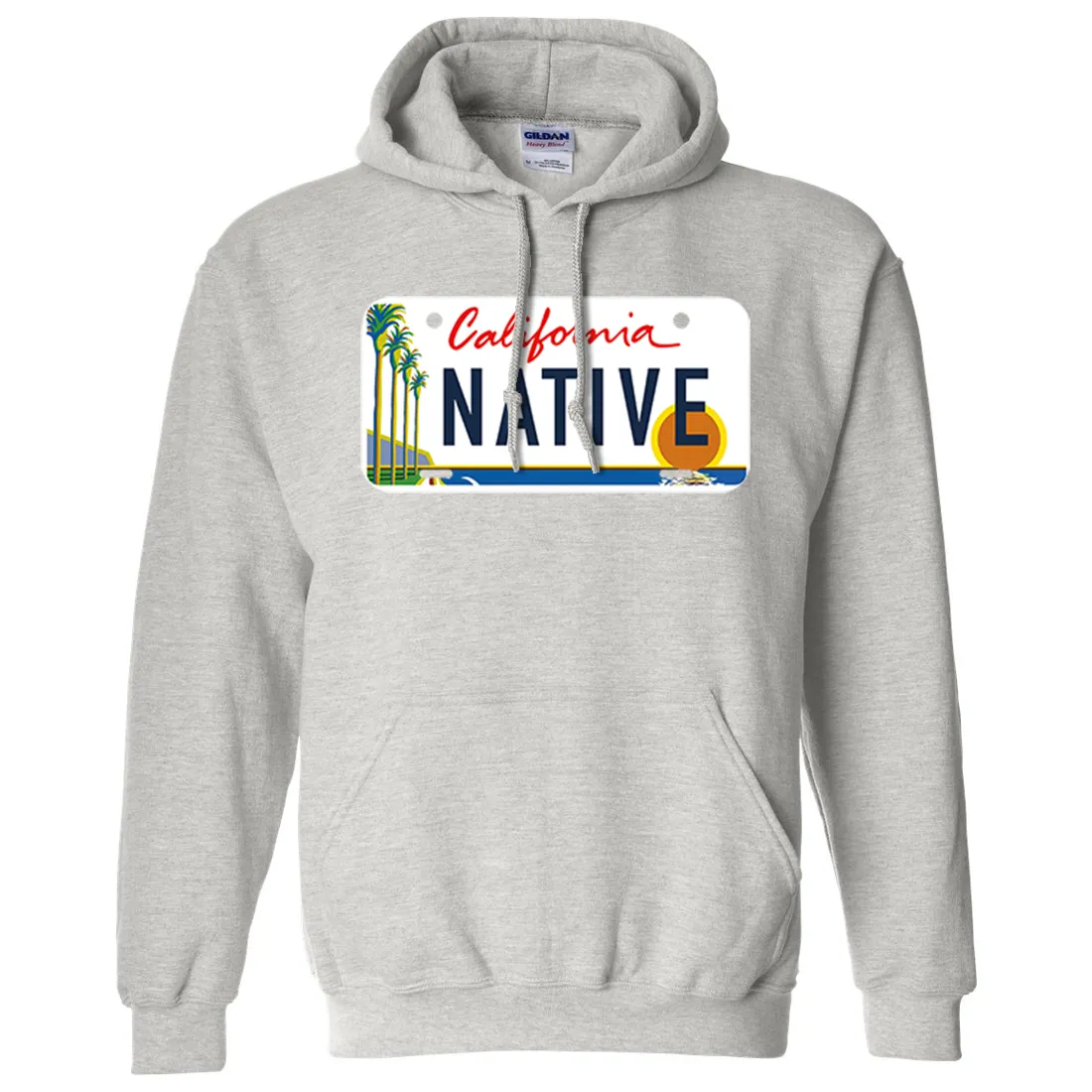 California Native License Plate Sweatshirt Hoodie