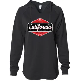 California Paradise Found Women's Soft Hooded Pullover