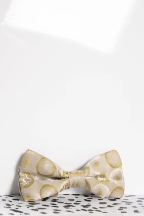 Children's Stone Bubble Circle Print Bow Tie