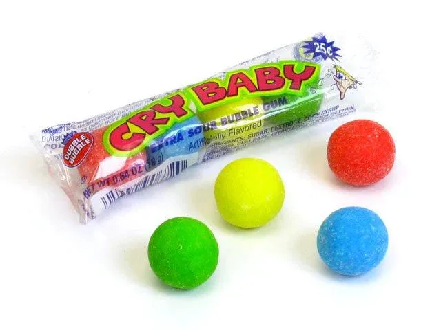 Cry Baby Bubble Gum Extra Sour