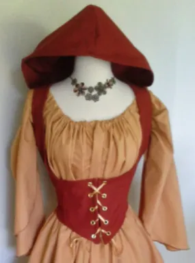 Custom Wench Bodice with Hood