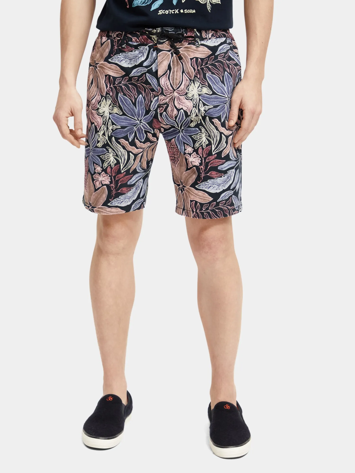 Fave printed twill shorts