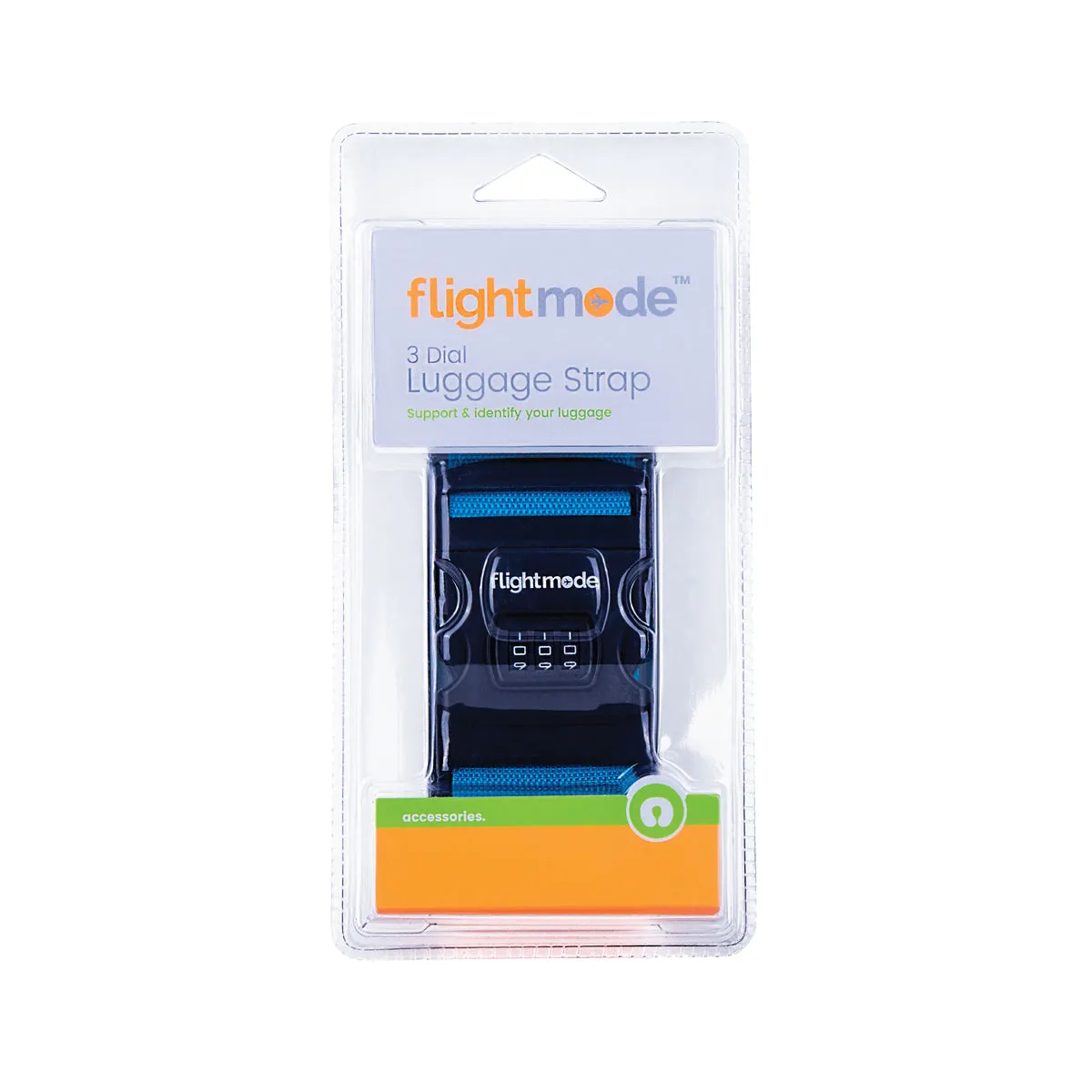 Flight Mode 3 Dial Luggage Strap FM0041