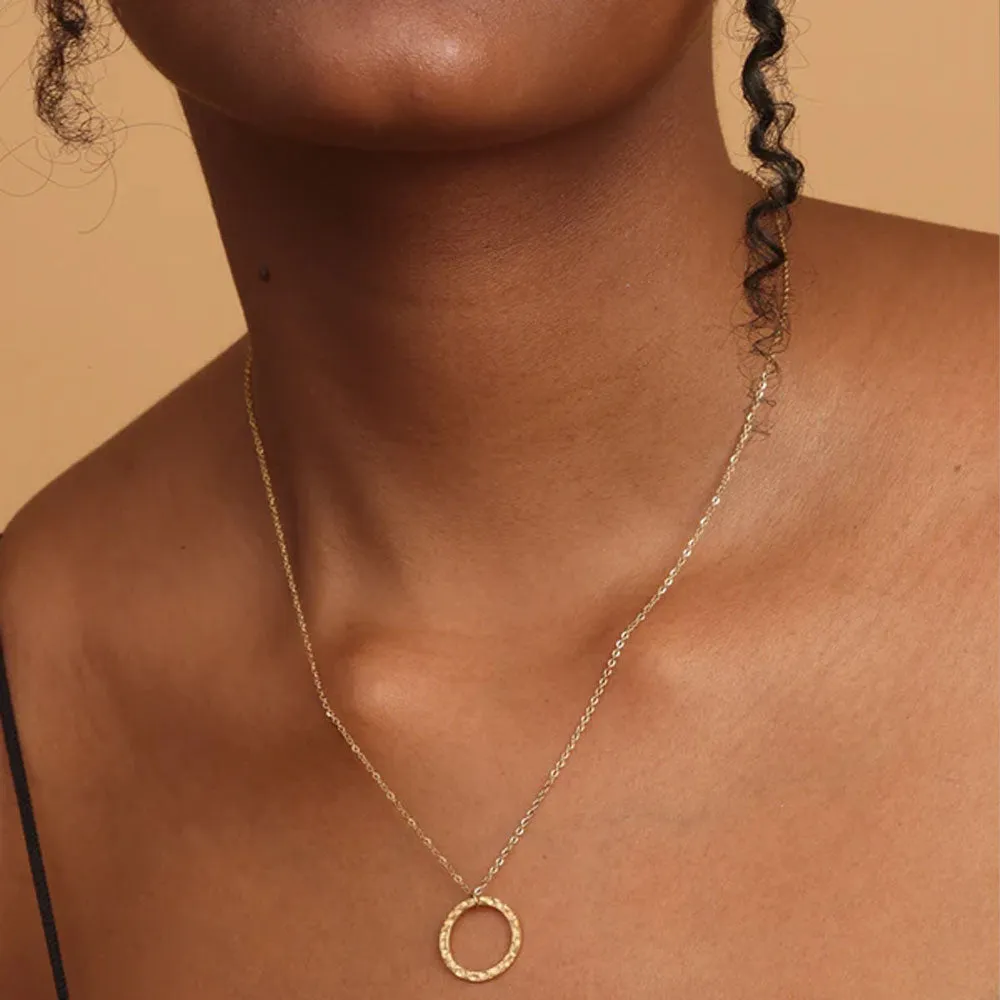 Geometric Round Necklace