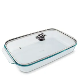 Grape Lid with Pyrex 3 quart Baking Dish