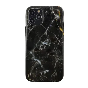 iPhone 12/12 Pro Uunique Black/Gold (Dark Star Marble) Nutrisiti Eco Printed Back Case - 15-07623