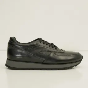 Jago Leather Sneakers - Black