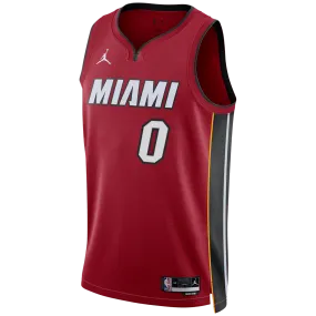 Josh Richardson Nike Jordan Brand Miami HEAT Statement Red Swingman Jersey