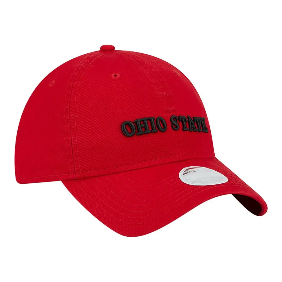 Ladies Ohio State Buckeyes Shoutout Scarlet Adjustable Hat