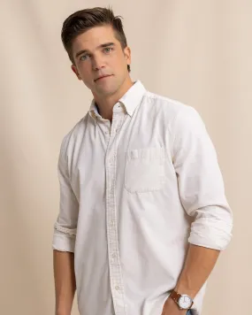 Lightweight Bedford Cord Long Sleeve Sport Shirt