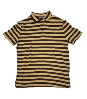 Mens Rib Knit Polo