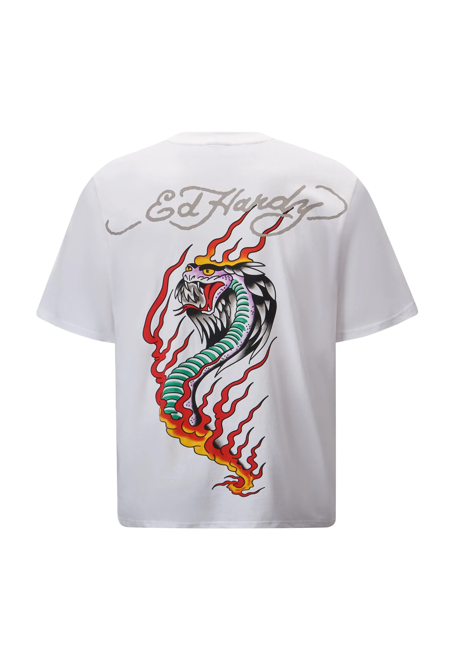 Mens Venom-Crawl-Back T-Shirt - White