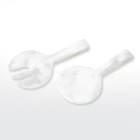 NASHI Short Salad Servers WHITE