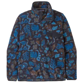 PATAGONIA LW SYNCH SNAP-T FLEECE PULLOVER ACROSS OCEANS: PITCH BLUE | FORRO POLAR