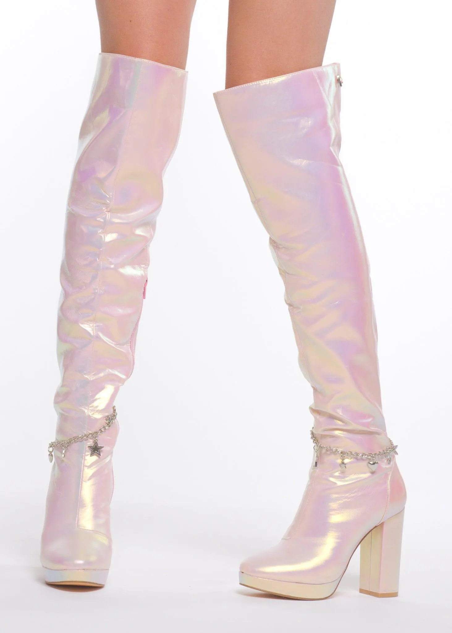 Pink Fairy Star High Boot