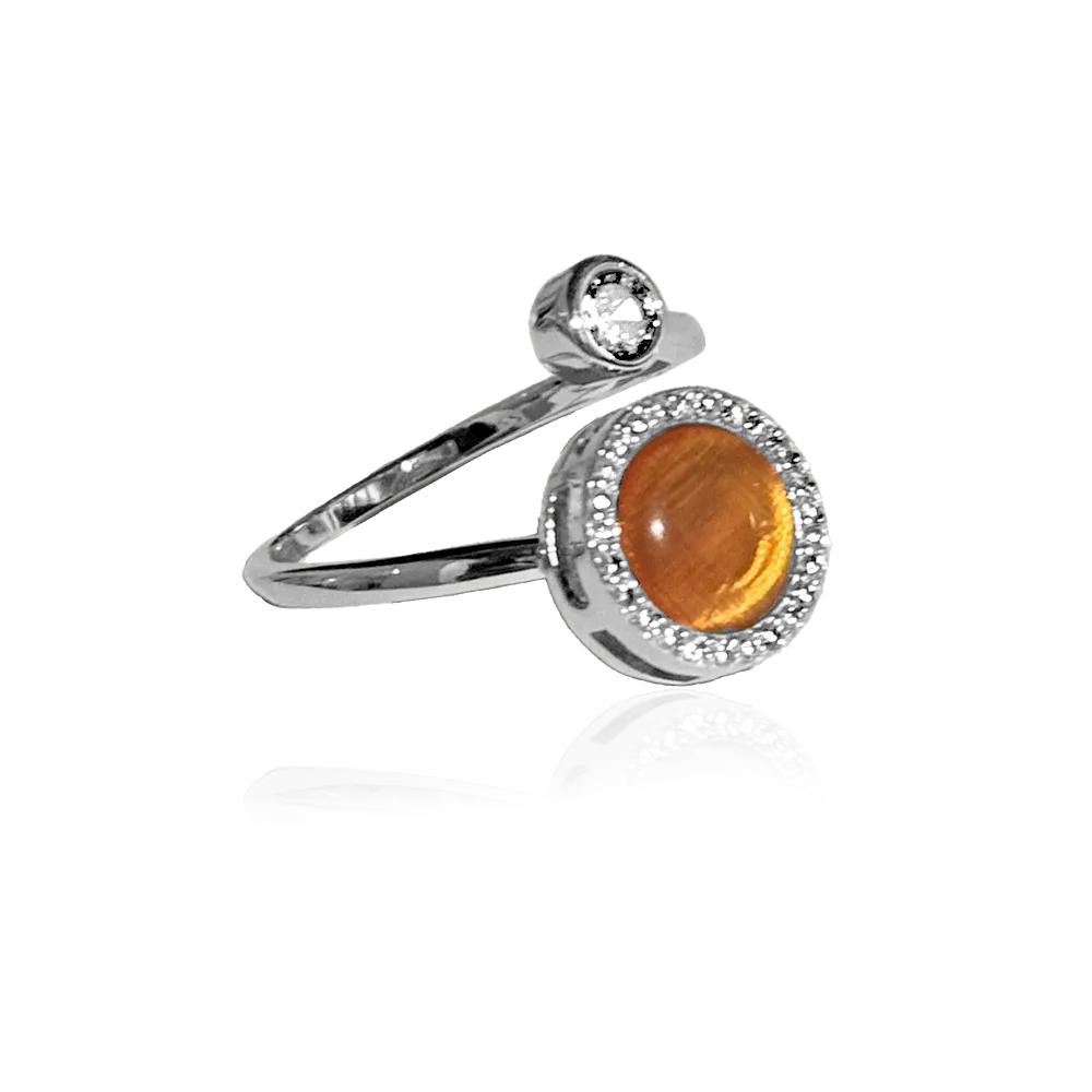 QUEEN BI - MOON OF GODDESS RING Orange