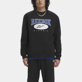 Reebok Apparel Men Classics Archive Essentials Crew Sweatshirt HOOPS BLUE F23