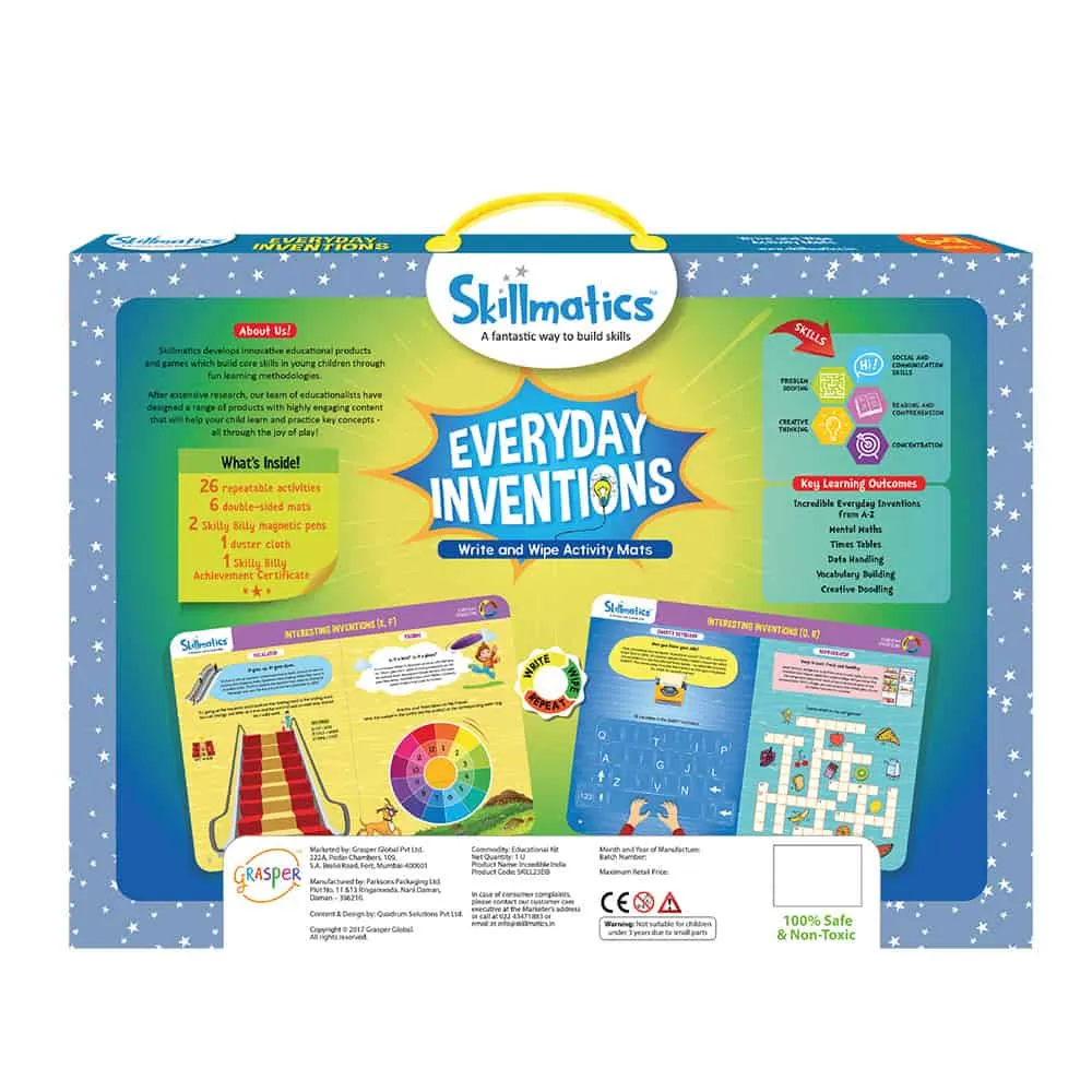 Skillmatics Everyday Inventions Educational Activity Games for Kids (6-9)