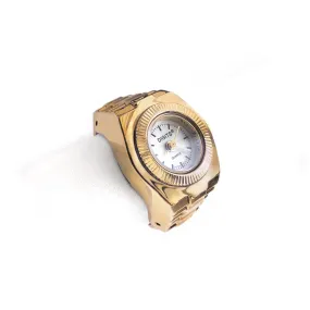 Stellar Sphere Ring Watch in Gold