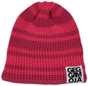 Stickad beanie Rosa