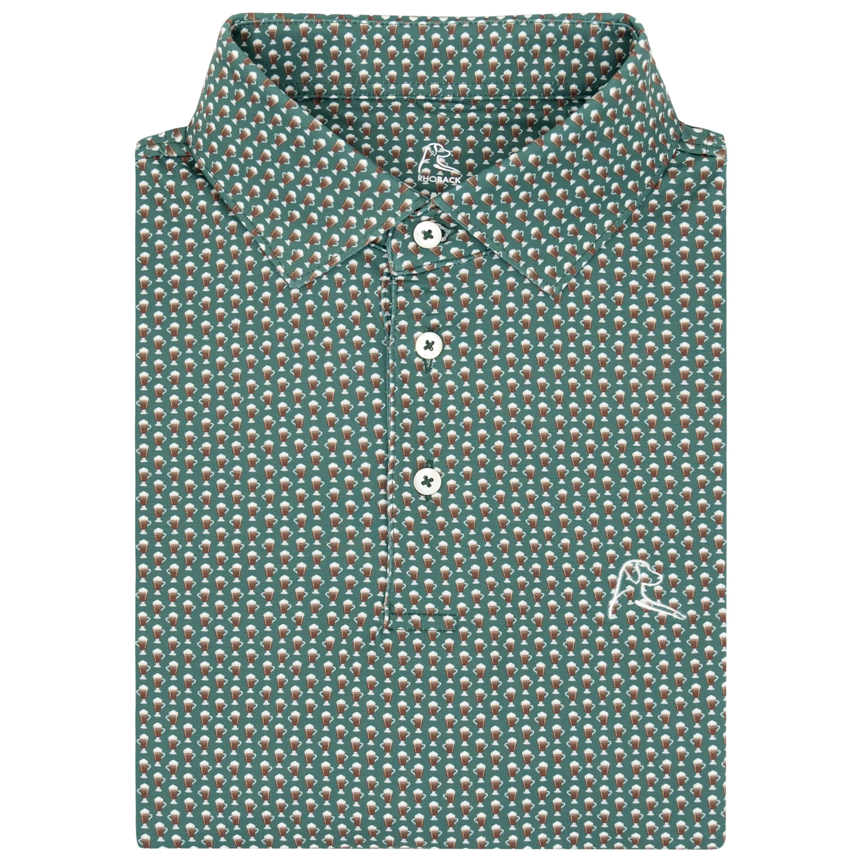 The Irish Coffee | Performance Polo | The Irish Coffee - Forest Green