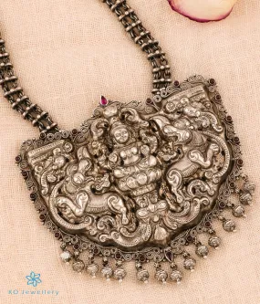 The Mahalakshmi Silver Nakkasi Chain Necklace