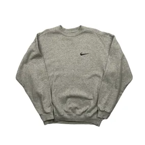 Vintage 90s Grey Nike Sweatshirt - Medium