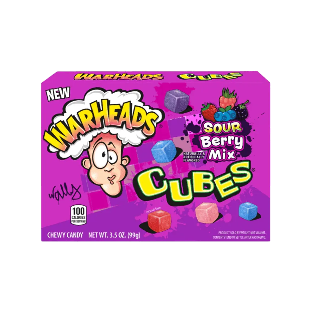 Warheads Cubes Sour Berry Mix